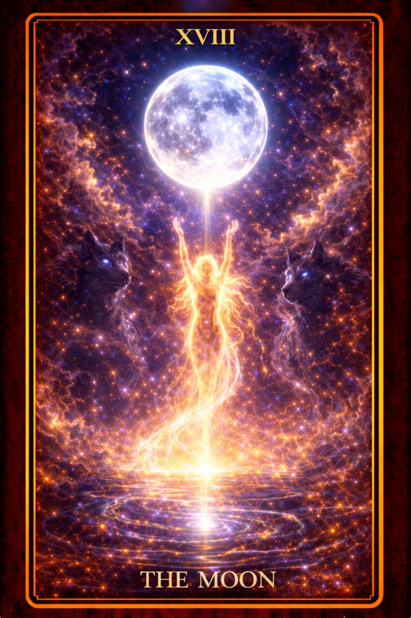 The Moon tarot card – intuition, uncertainty, emotional fog, hidden motives and subconscious truth