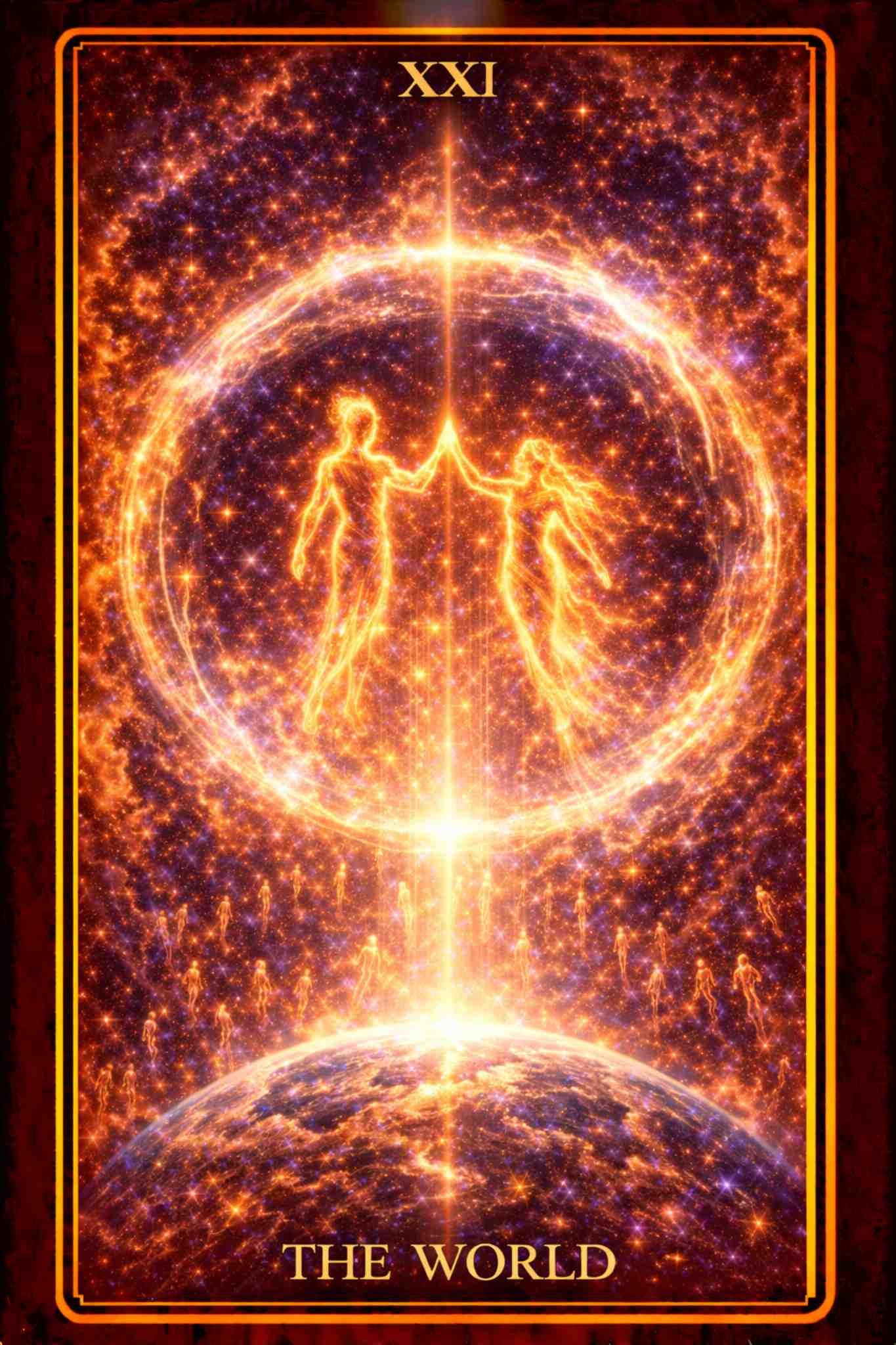 The World tarot card – completion, fulfillment, wholeness, mastery and closing a cycle with clarity