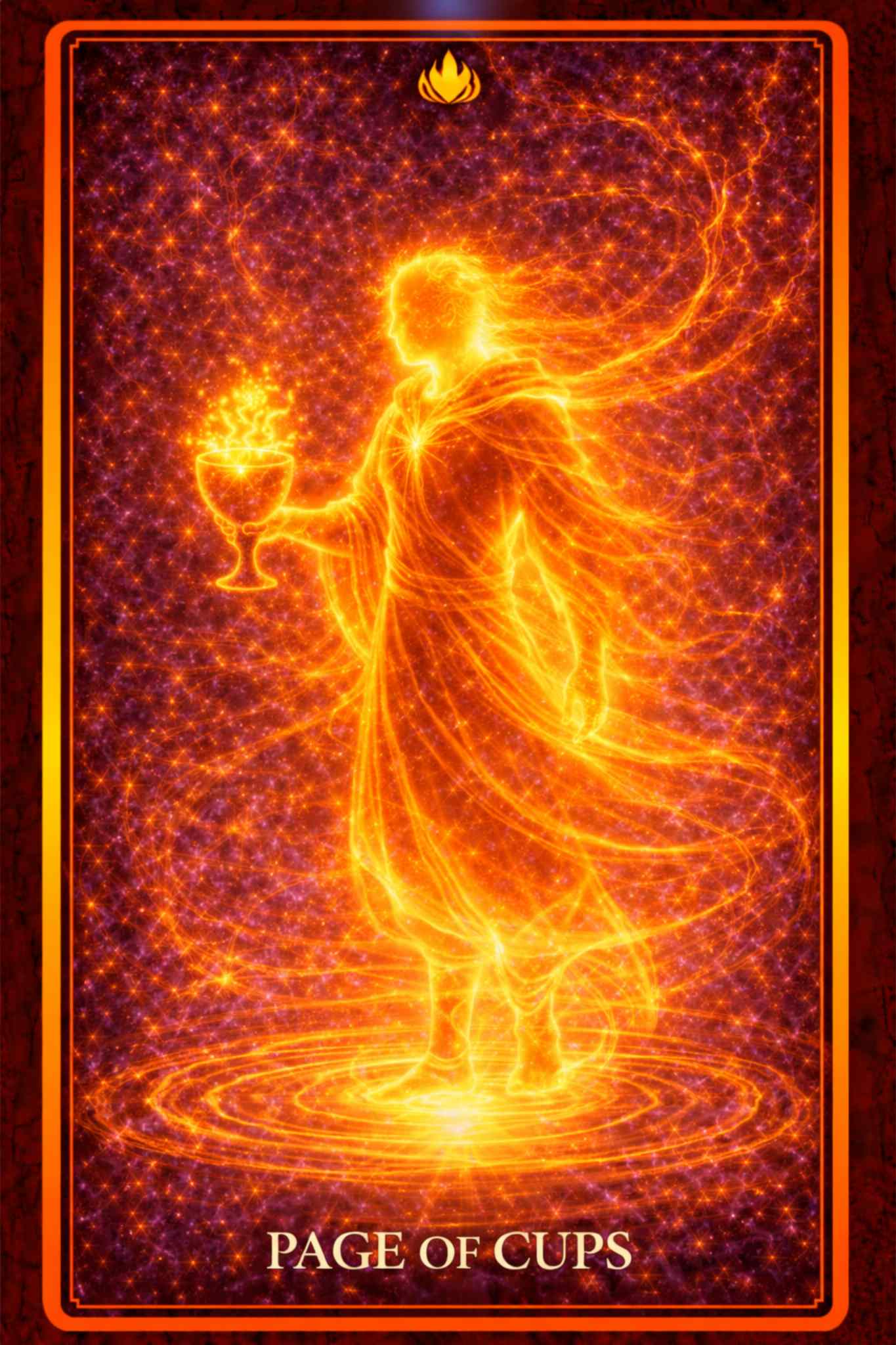 Page of Cups tarot card – emotional message, sensitivity, intuition and gentle surprise