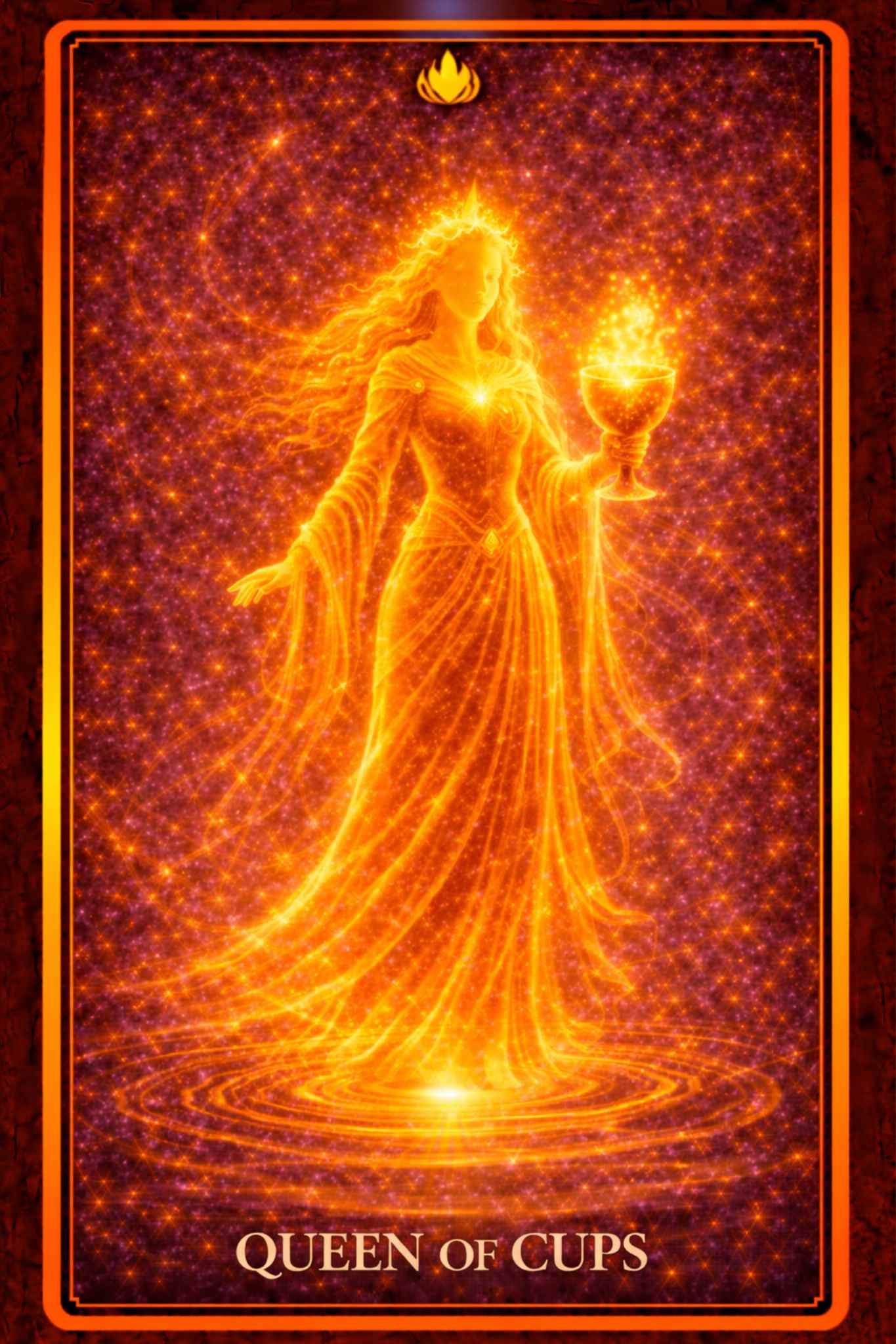 Queen of Cups tarot card – intuition, compassion, emotional wisdom and deep receptivity