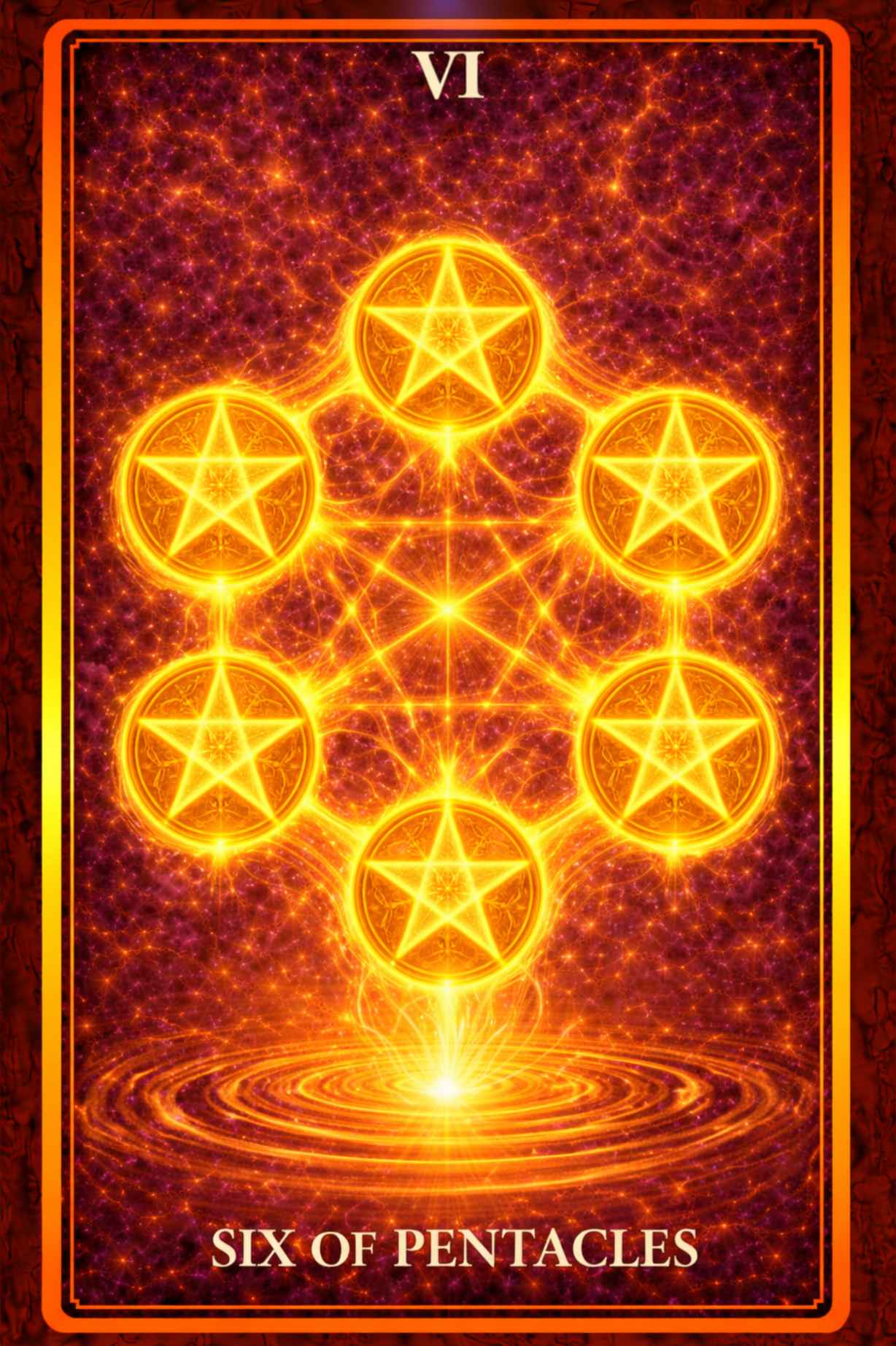 Six of Pentacles tarot card – generosity, support, balance and exchange