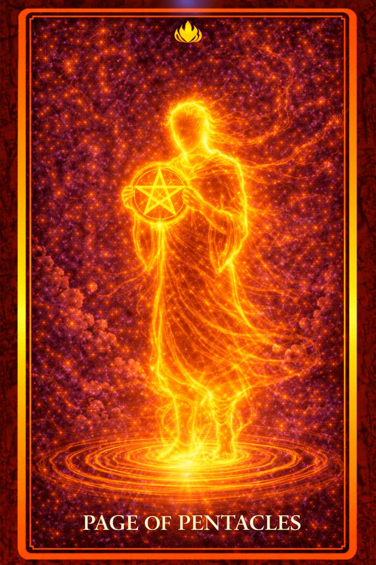 Page of Pentacles tarot card – study, potential, focus and practical beginnings