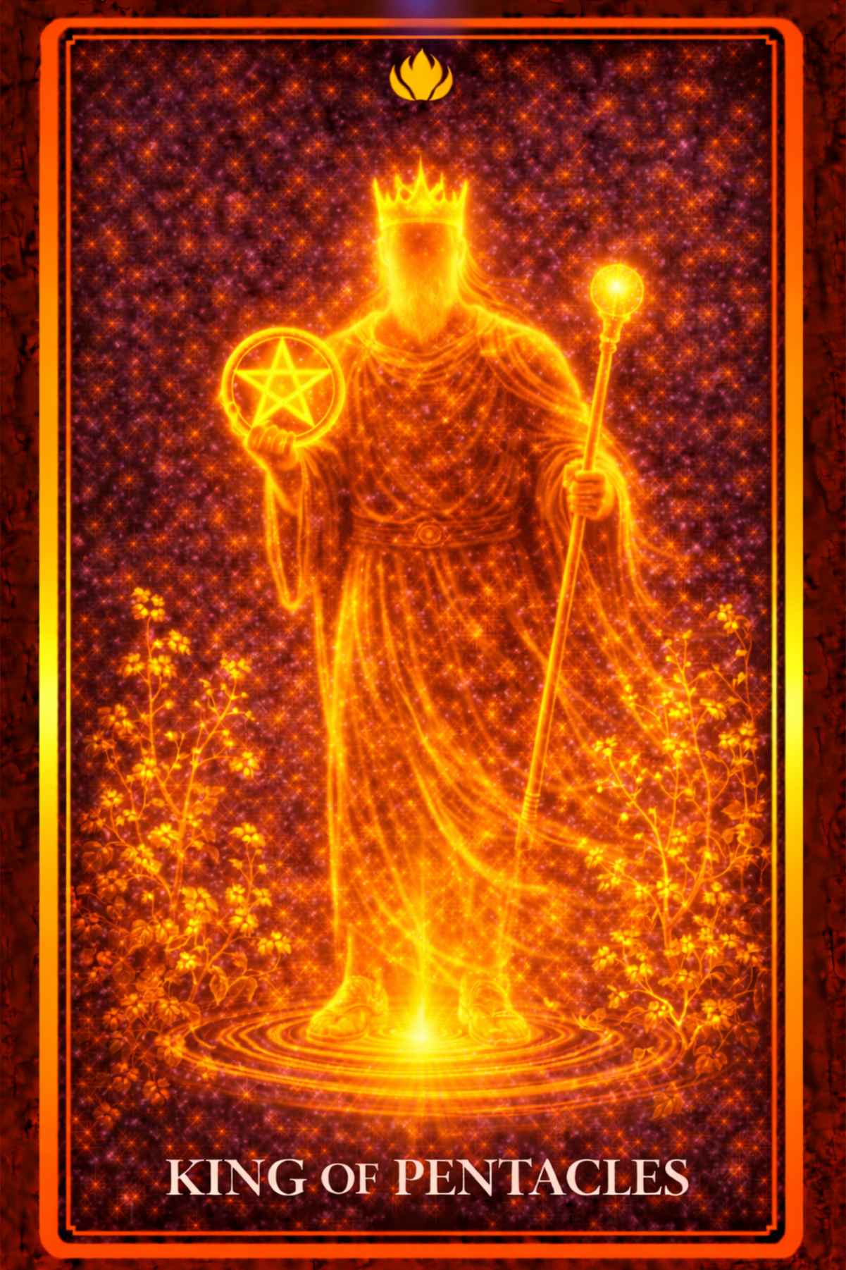 King of Pentacles tarot card – success, security, mastery and stable leadership