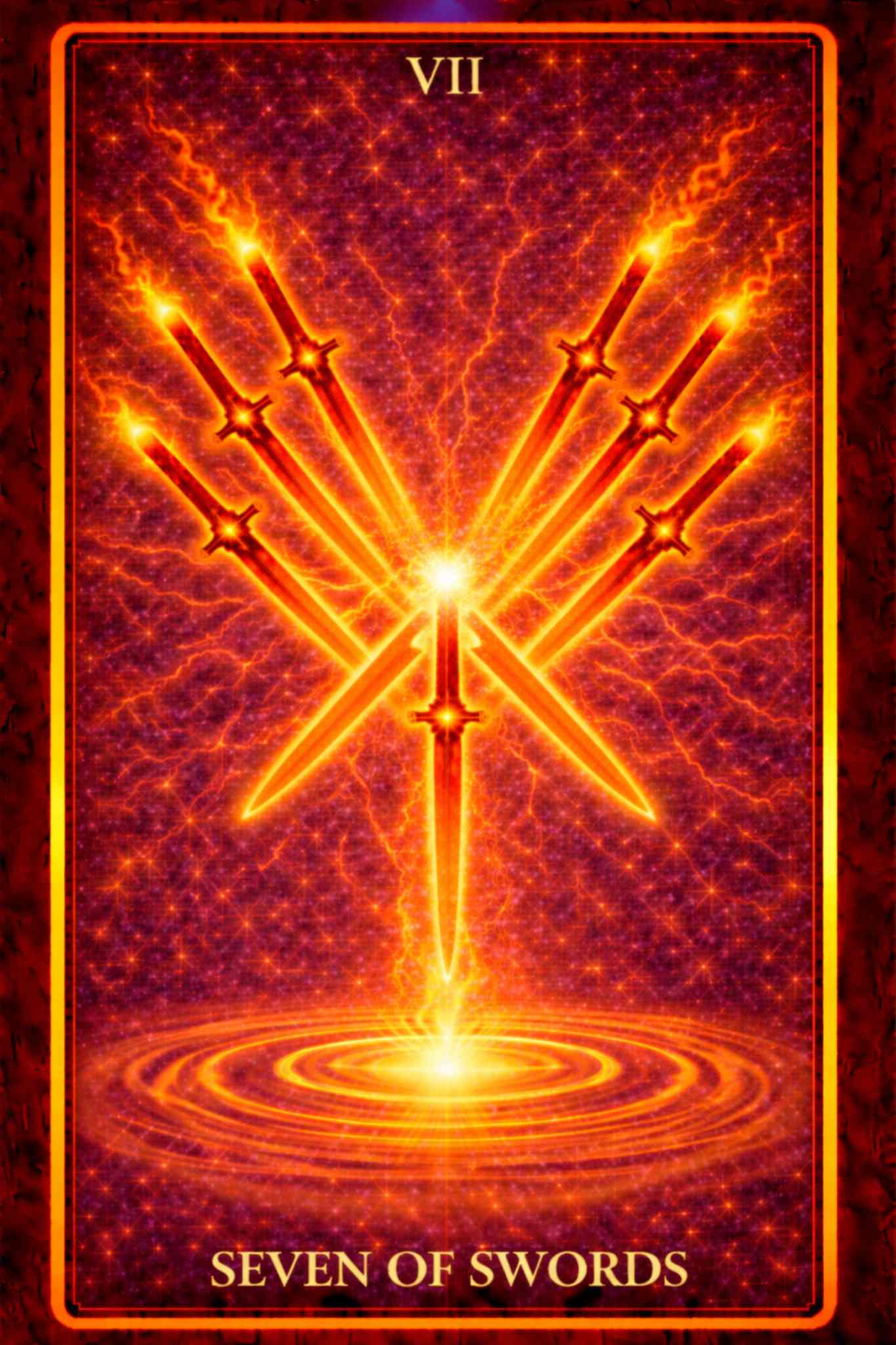 Seven of Swords tarot card – strategy, secrecy, avoidance and hidden motives