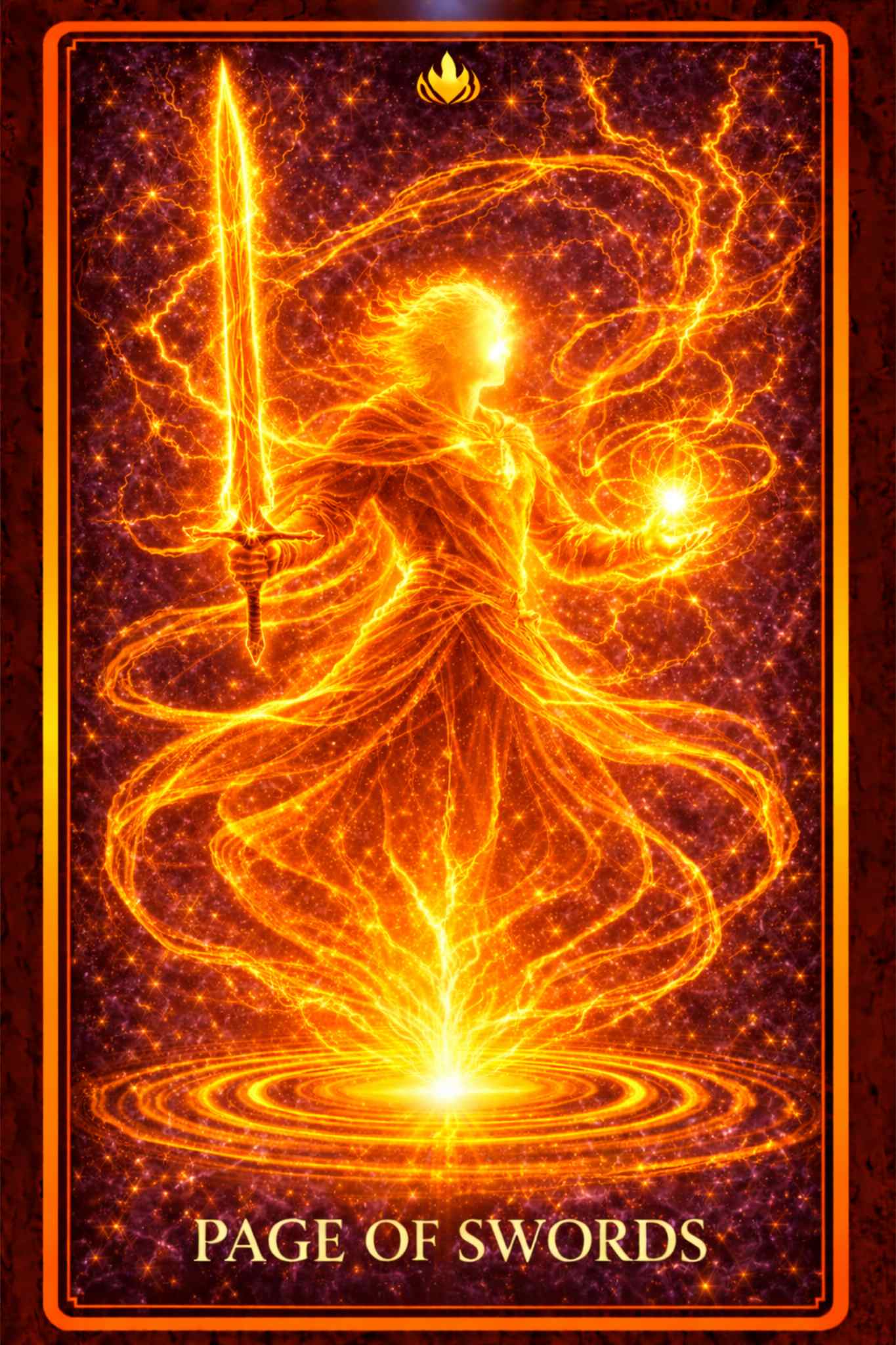 Page of Swords tarot card – curiosity, observation, vigilance and mental alertness