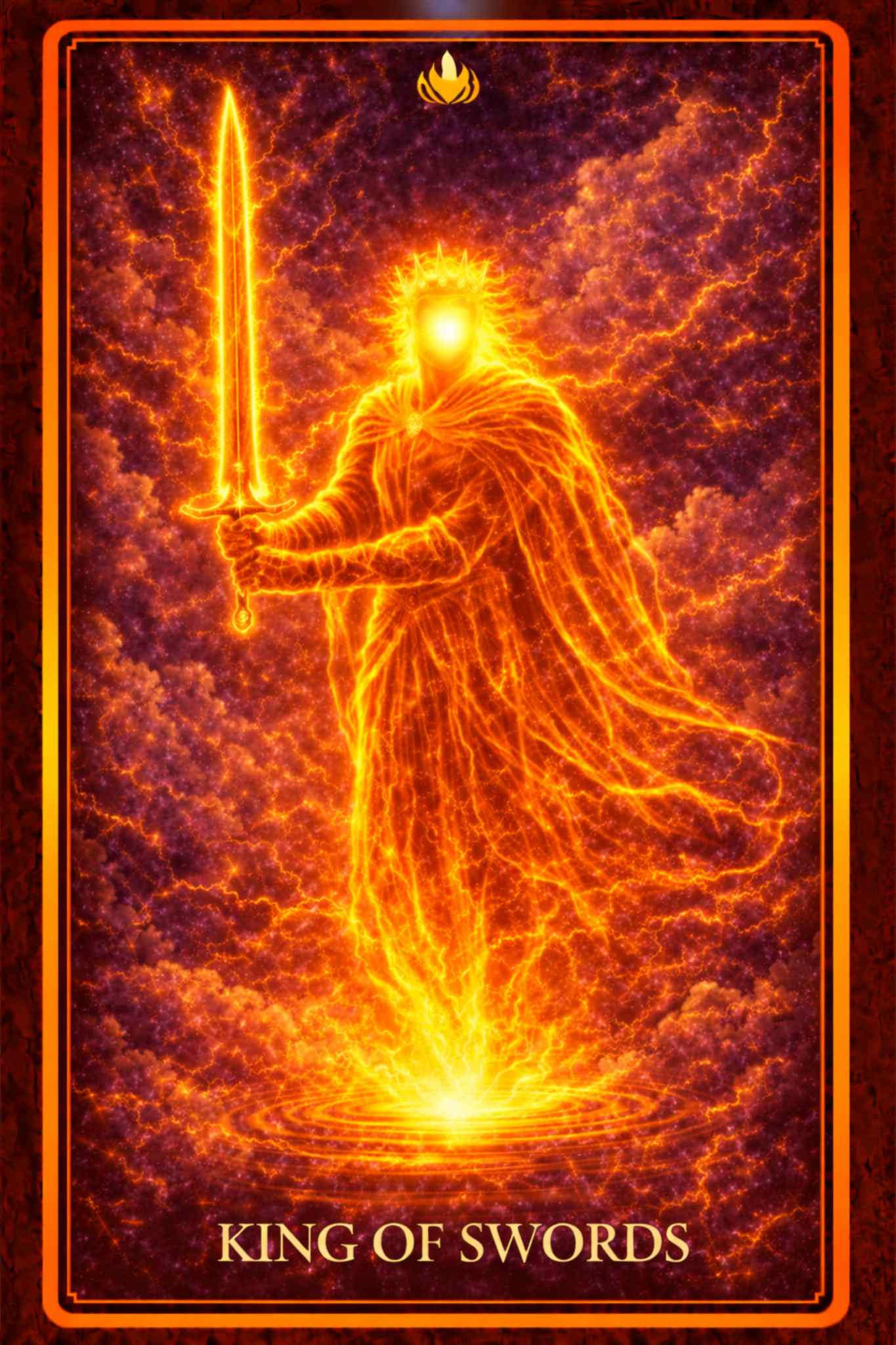 King of Swords tarot card – authority, logic, truth and intellectual mastery