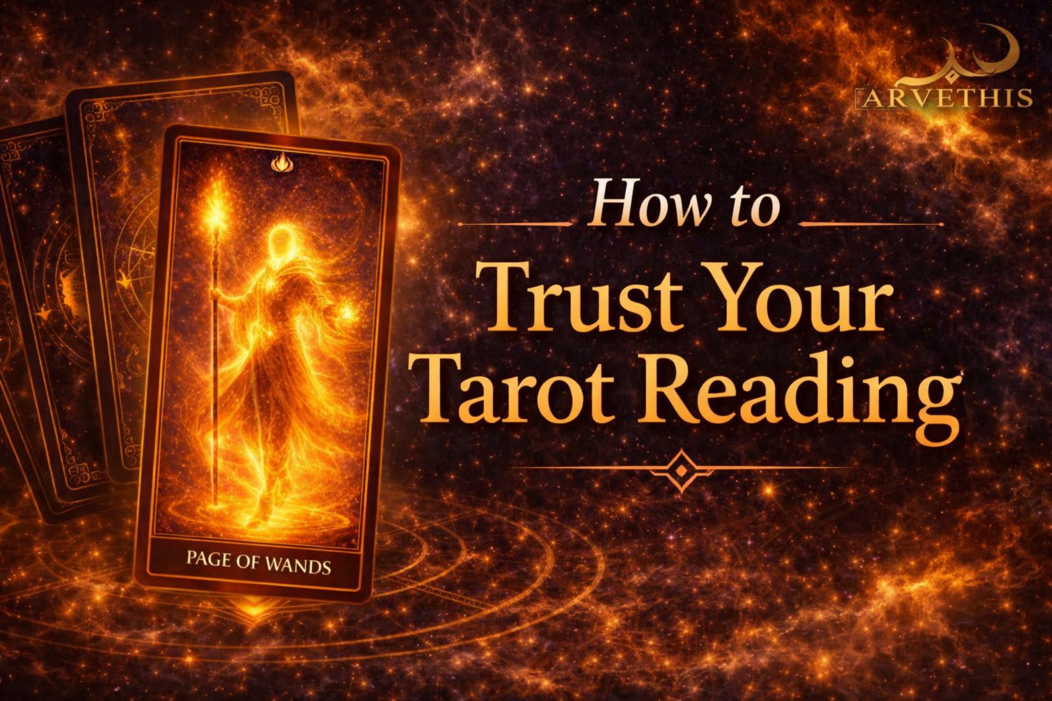How to Trust Your Tarot Reading (Without Forcing Certainty) blog cover image