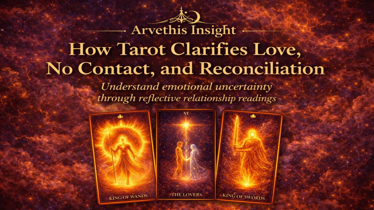 Tarot guidance for love, no contact, and reconciliation