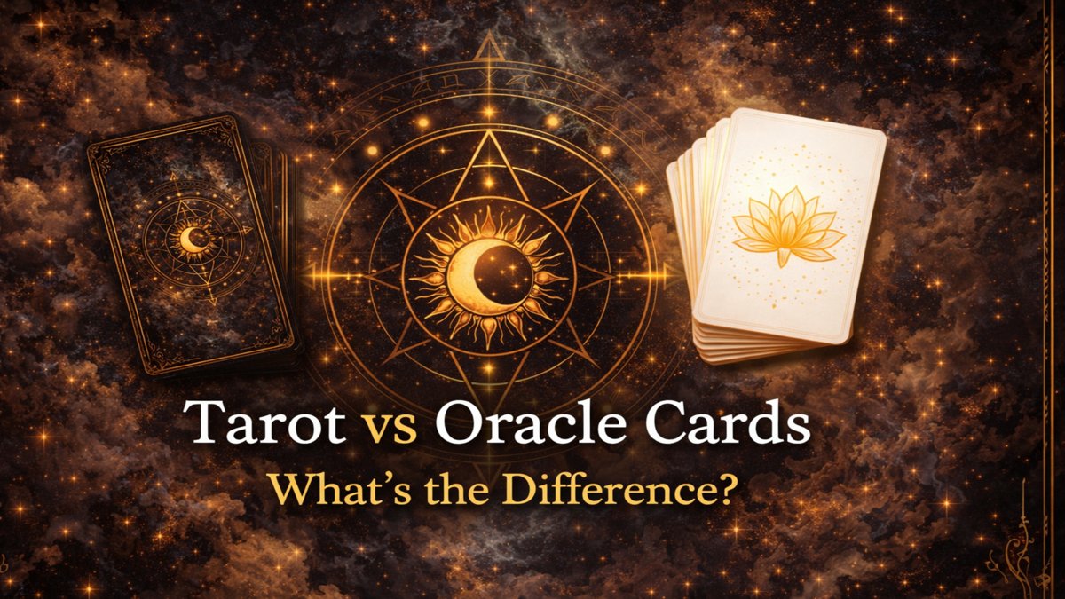 Tarot cards and oracle cards comparison guide for beginners
