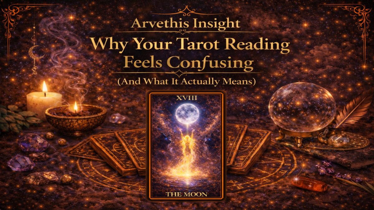 Why a tarot reading can feel confusing and what it may actually mean